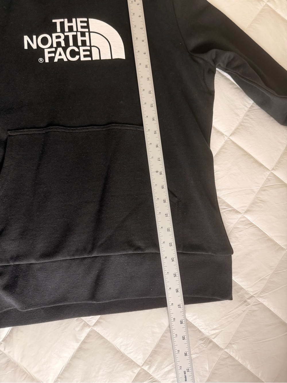 The North Face Black Logo Hoodie Women’s XL - Picture 7 of 8